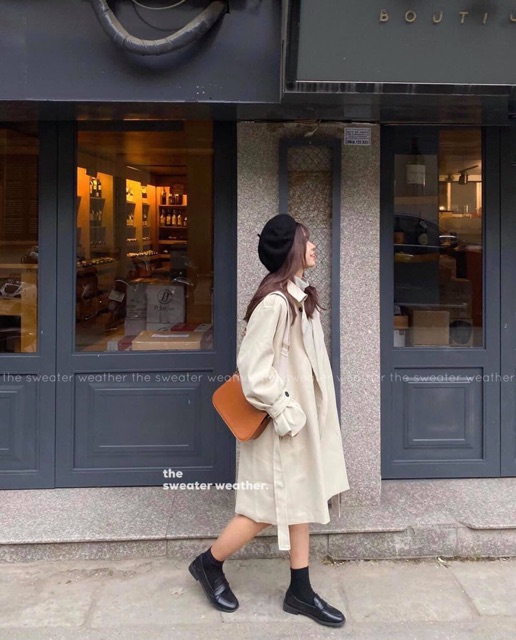 Áo mangto dáng dài