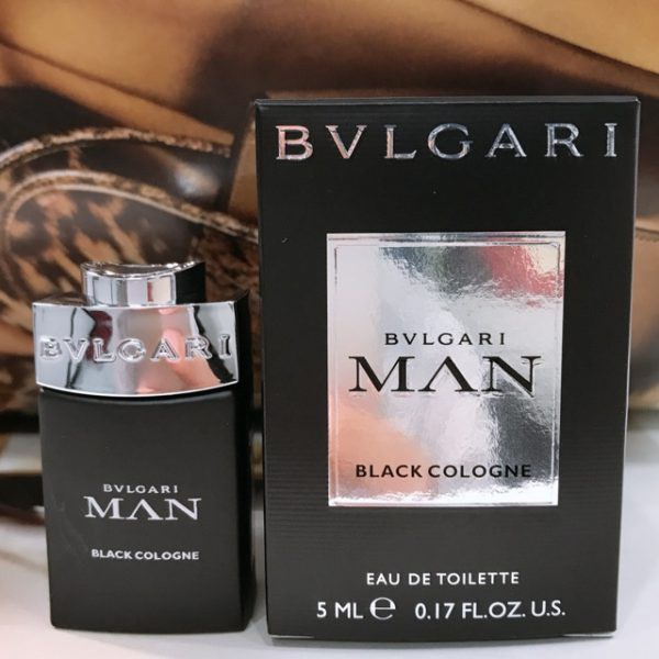 Nước Hoa Nam Mini Chĩnh Hãng BVLGARI MAN BLACK COLOGNE 5ML (EDT)