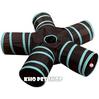 Đồ chơi 5 ống thẳng cho mèo
