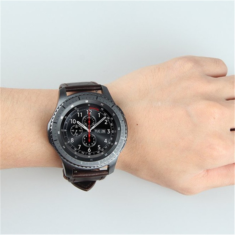 Dây Đeo Bằng Da Thật 22Mm Cho Đồng Hồ Samsung Gear S3 Frontier / Classic