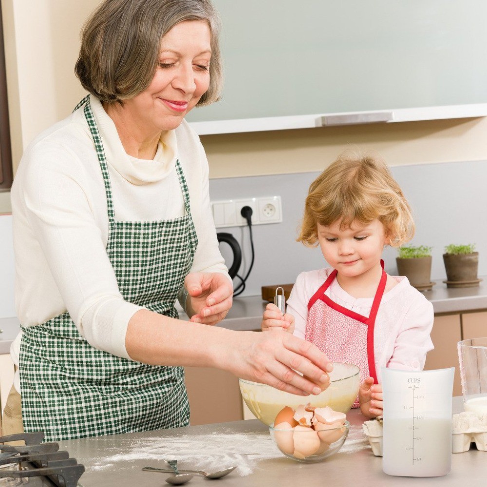 Cốc Đo Lường WALFOS Làm Bằng Silicone Dùng Làm Bánh 4 Màu Lựa Chọn 250-500ML