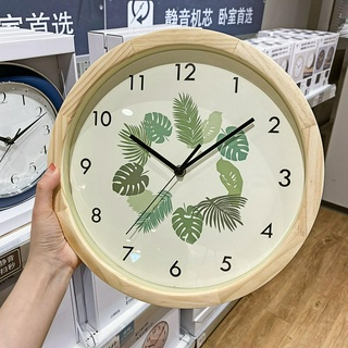Đồng hồ gỗ treo tường trang trí phong cách nhật bản