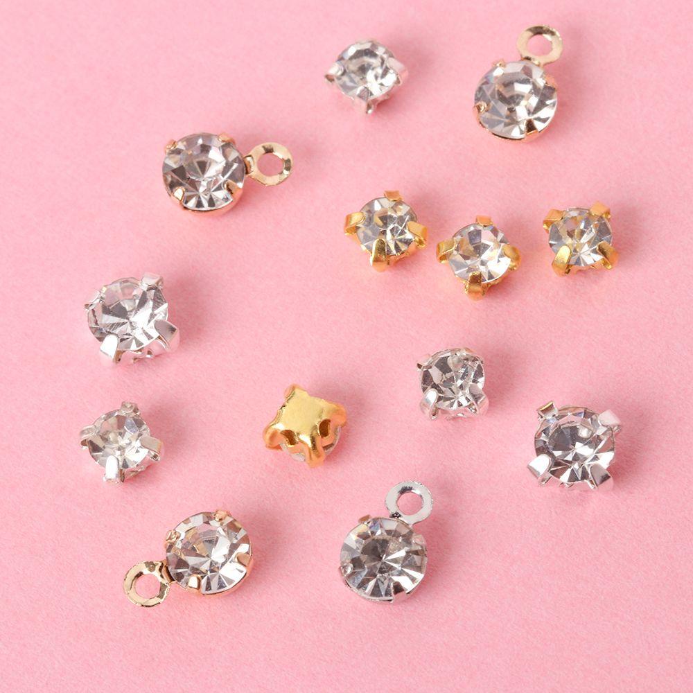 Bộ 50 Nút Mini Trang Trí Giày, Túi Xách