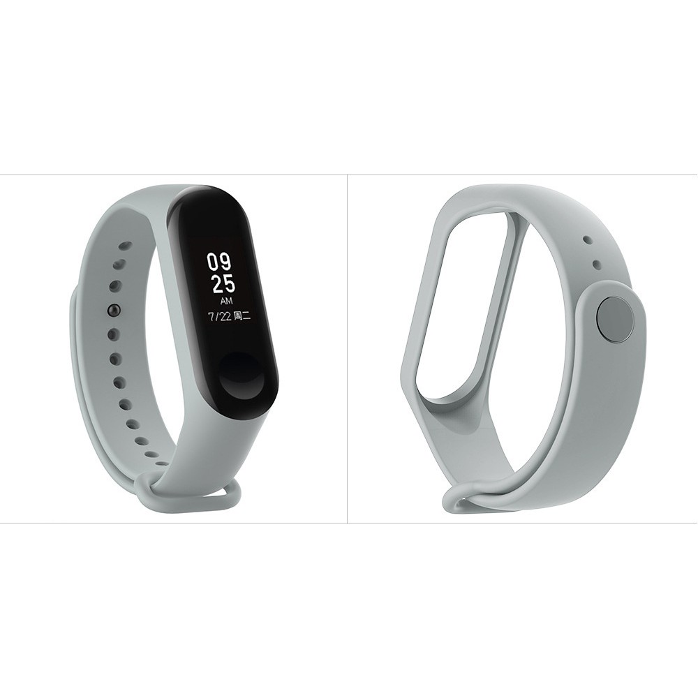 Combo 5 dây đeo thay thế dành cho Xiaomi Mi Band 3, Miband3 (giao màu ngẫu nhiên)