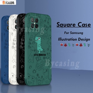 Ốp điện thoại silicon mềm hình quái vật xinh xắn cho Samsung Galaxy A03s A02s A12 A11 A10 A20 A30 A50 A50S A30S M12 M1