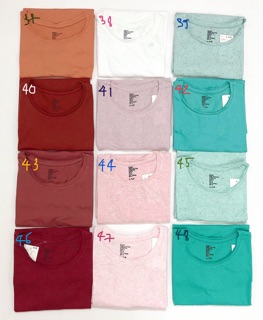 Áo thun H&M cổ tròn (màu mới)