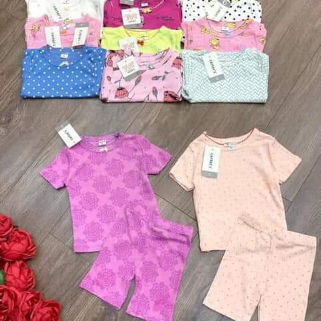 Combo 5 bộ carters bé gái khách chọn mẫu