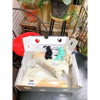 Giày thể thao sneaker jd 4 kem bản cao cấp ảnh thật shop tự + freeship tq