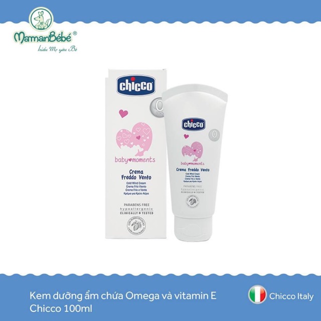 Kem dưỡng ẩm chicco 100ml