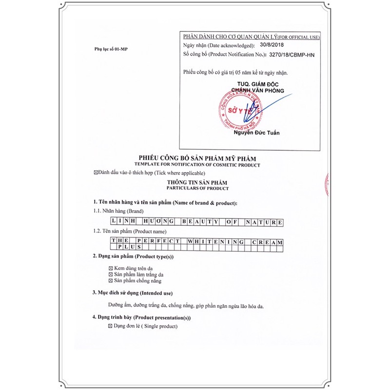KEM SỮA DINH DƯỠNG LINH HƯƠNG