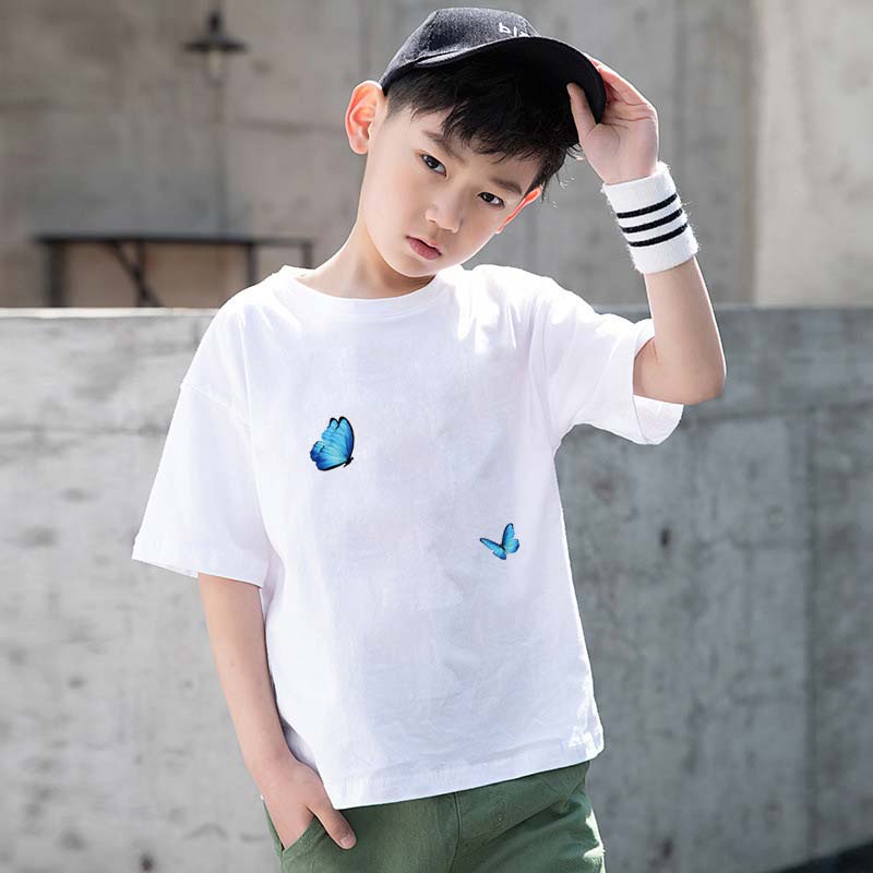 Miếng Dán Ủi Trang Trí Quần Áo/Vớ/Giày/Vớ Em Bé Hình Bươm Bướm mini Bằng Vinyl