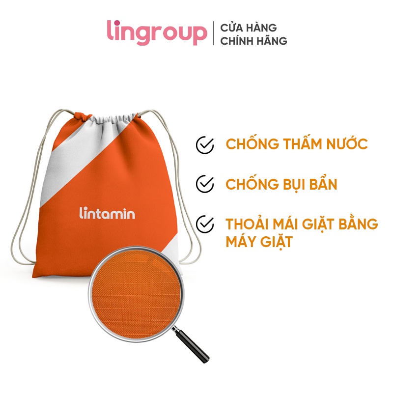 [Hàng tặng không bán] - Túi dây rút thể thao Lintamin chất liệu vải dù nhập khẩu bền đẹp, chống nước và chống bám bụi