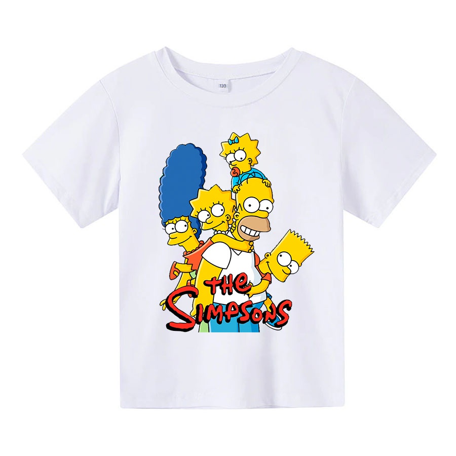 Áo thun cho bé the simpsons 1 , 4 màu, có size người lớn, Anam Store