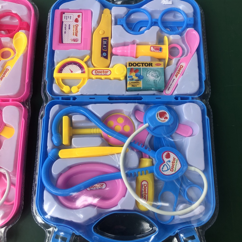 Bộ đồ chơi Vali bác sĩ 14 dụng cụ cho bé