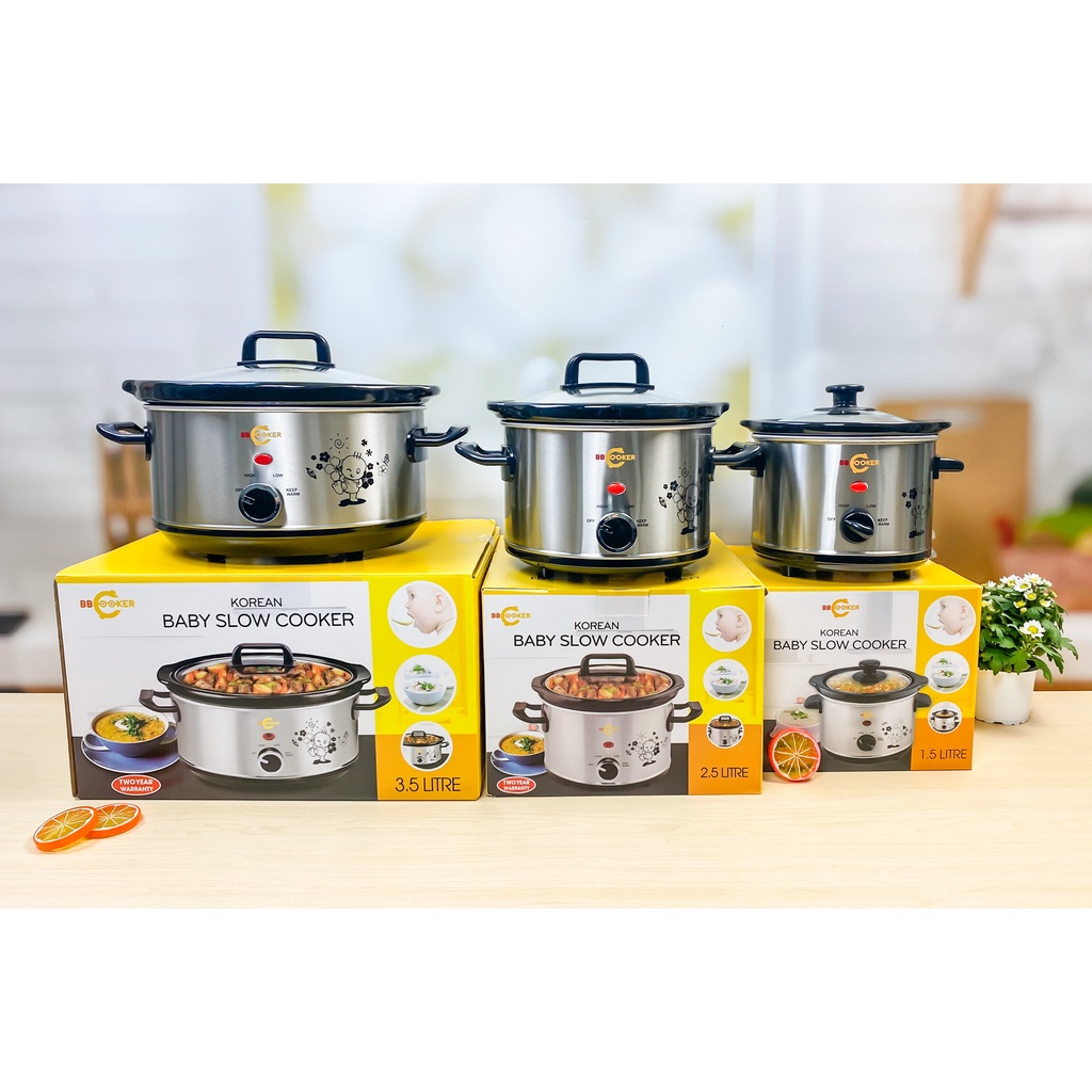 Nồi Nấu Chậm Bbcooker Hàn Quốc 1.5L - 2.5L - 3.5L