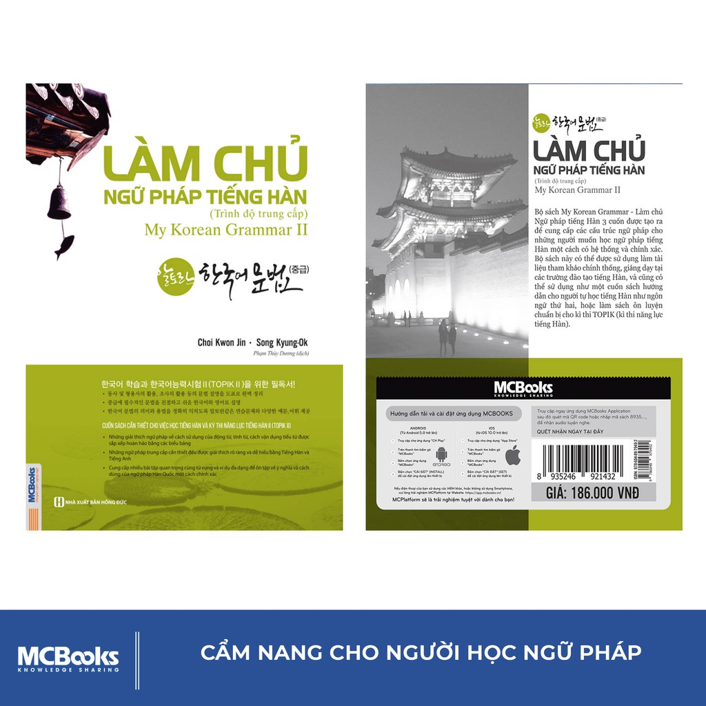 Sách Làm Chủ Ngữ Pháp Tiếng Hàn Trung Cấp Giải Thích Chi Tiết
