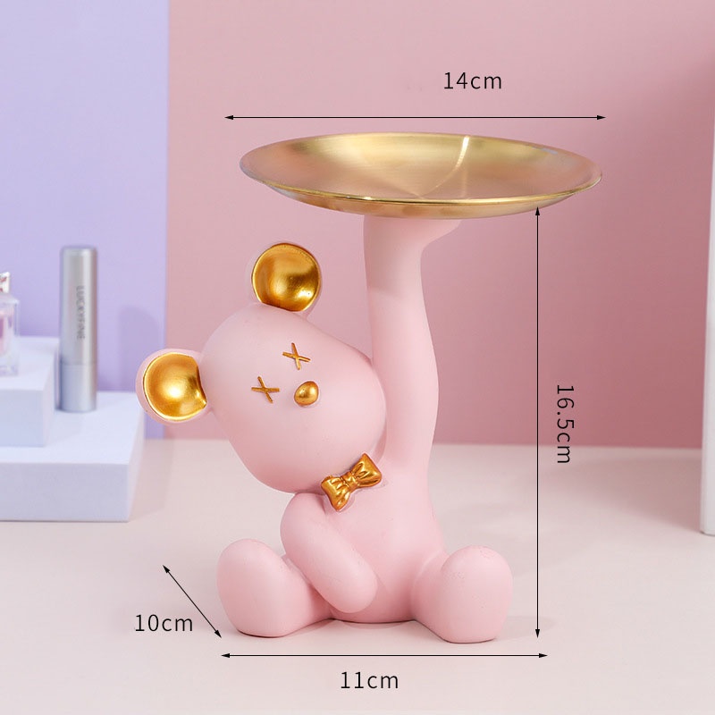Bear đỡ đồ chìa khoá nhiều màu sắc siêu cute