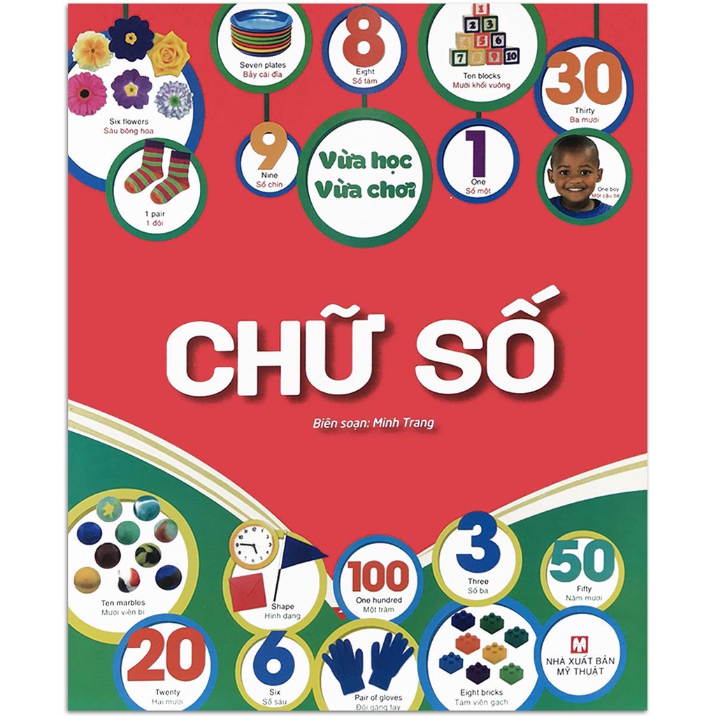 Sách - Vừa Học - Vừa Chơi (Lẻ tùy chọn: Chữ Số, Bảng Chữ Cái Tiếng Anh, Động Vật, Từ Vựng Tiếng Anh)