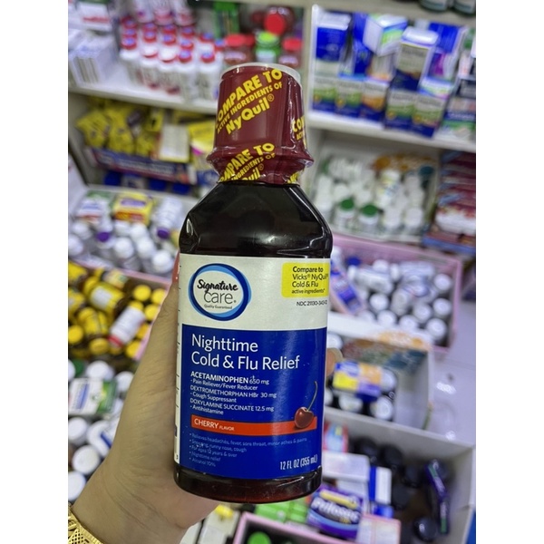 Vicks DayQuil & NyQuil Severe Cold & Flu siro giảm ho , đườm, nghẹt mũi