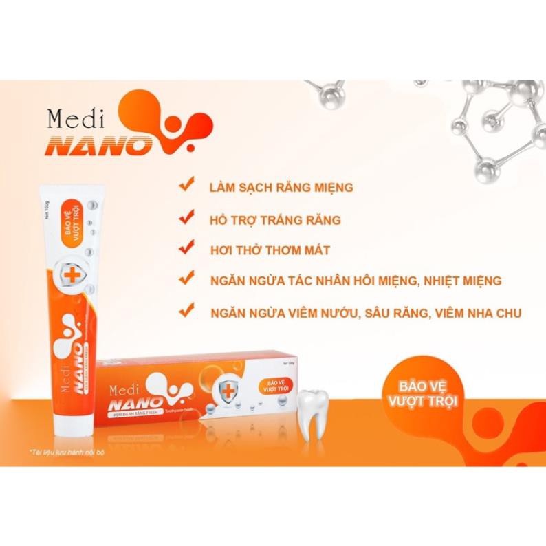 Kem Đánh Răng MeDi NaNo Sinh Học An Toàn Cho Sức Khoẻ
