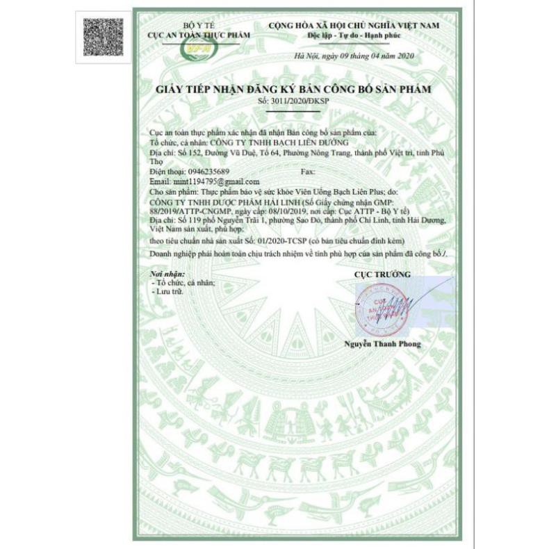 Viên uống Bạch Liên Plus  điều hòa nội tiết tố, chống lão hóa da | BigBuy360 - bigbuy360.vn