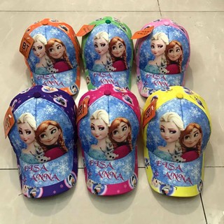 Mũ lưỡi trai hình 3D công chúa Elsa cho bé gái