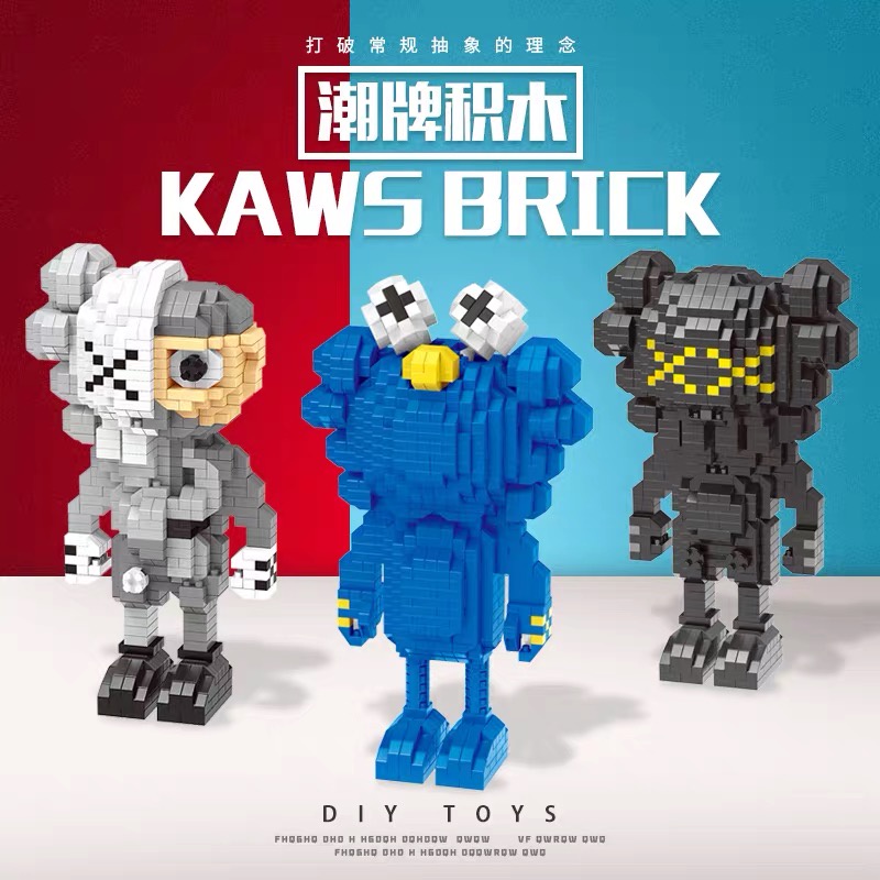 Đồ chơi lắp ráp mô phỏng nhân vật hoạt hình Sesame Street cho trẻ nhỏ