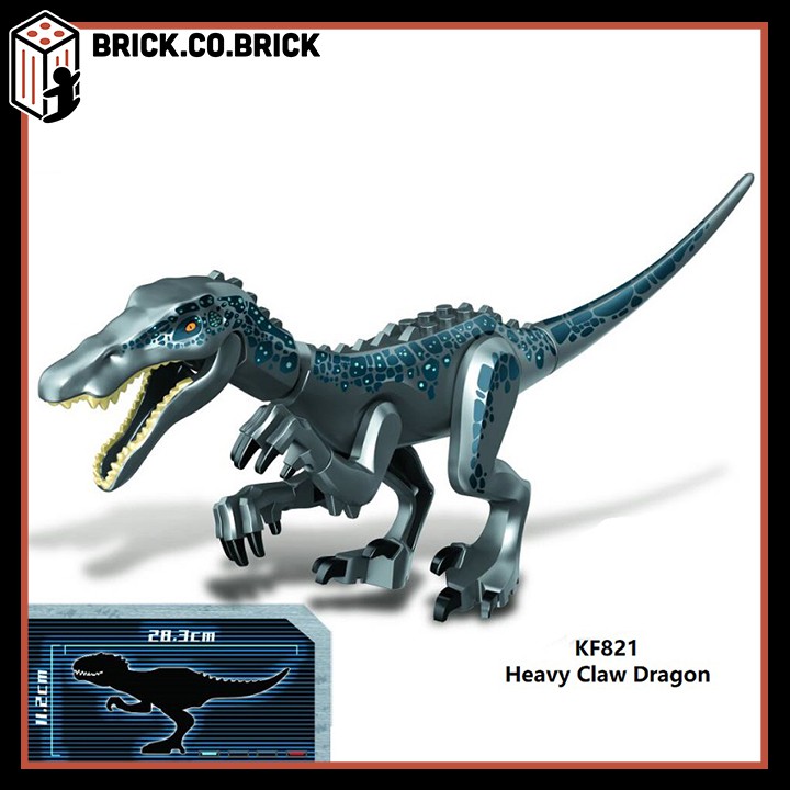 KF821 Đồ chơi lắp ráp minifigure nhân vật lego và mô hình động vật khủng long dinasour.