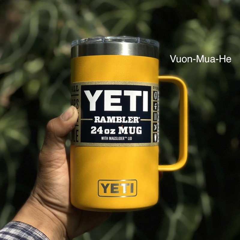 Ly Giữ Nhiệt YETI Rambler 24oz Mug (720ml) #AlpineYellow