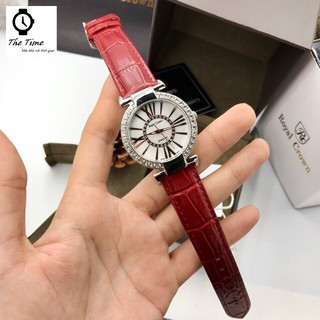 Đồng hồ nữ chính hãng Royal Crown 6116 Dây da các màu