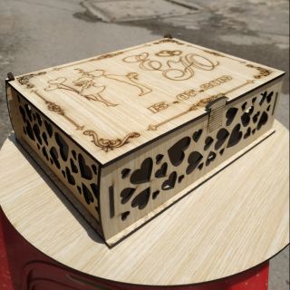 Hộp Quà Tặng Khắc Trái Tim
