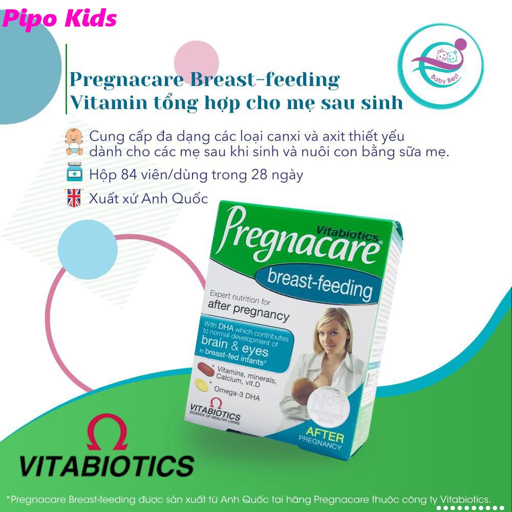 Vitamin PREGNACARE BREASTFEEDING Bổ Sung Chất Cho Sữa Mẹ