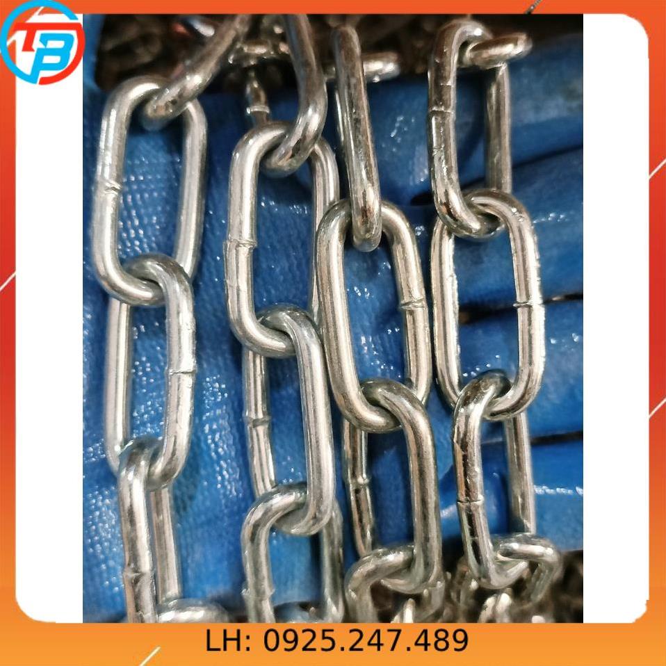 Dây xích sắt mạ kẽm [ Phi 4mm ] CÁP THÉP Thái Bình VinàN