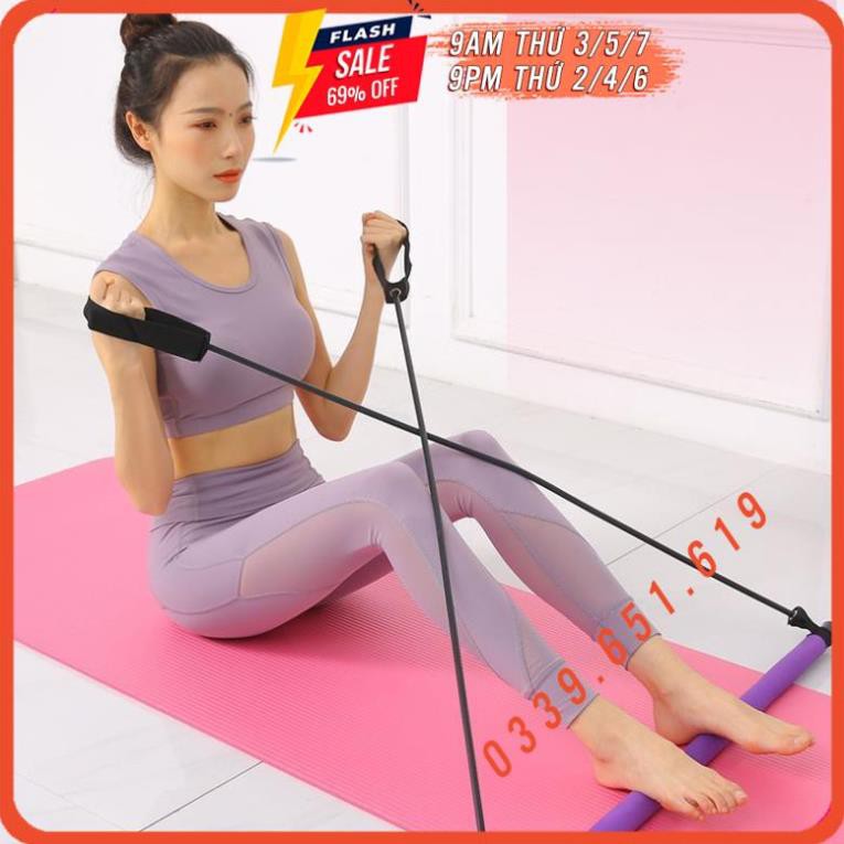 [Bán Chạy] Dây Tập Squart Tại Nhà Dây Xà Đơn Đa Năng Hỗ Trợ Bài Tập Yoga Gym Cực Tiện Dụng