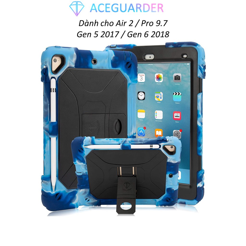 Ốp ipad Aceguarder chống sốc cao cấp dành cho ipad Air 2 / Pro 9.7 / Gen 5 / Gen 6 - A27