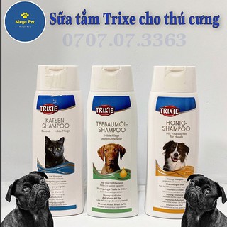 (CHÍNH HÃNG )SỮA TẮM TRIXE 250 ML CHO CHÓ HƯƠNG TRÀ XANH, MẬT ONG