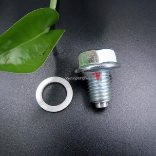 Ốc xả nhớt nam châm xe số và xe côn tay cho xe Honda
