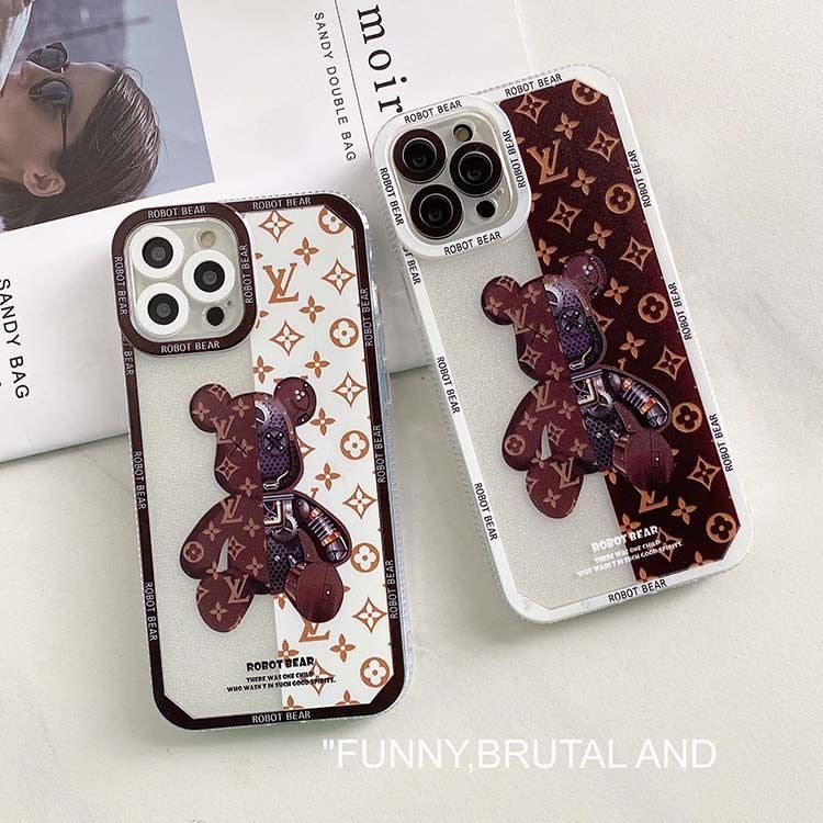 Ốp điện thoại họa hình gấu đáng yêu thích hợp cho IPhone 13 12 Mini 11 10 Pro XS Max X XR 8 7 6 6S Plus SE 2020