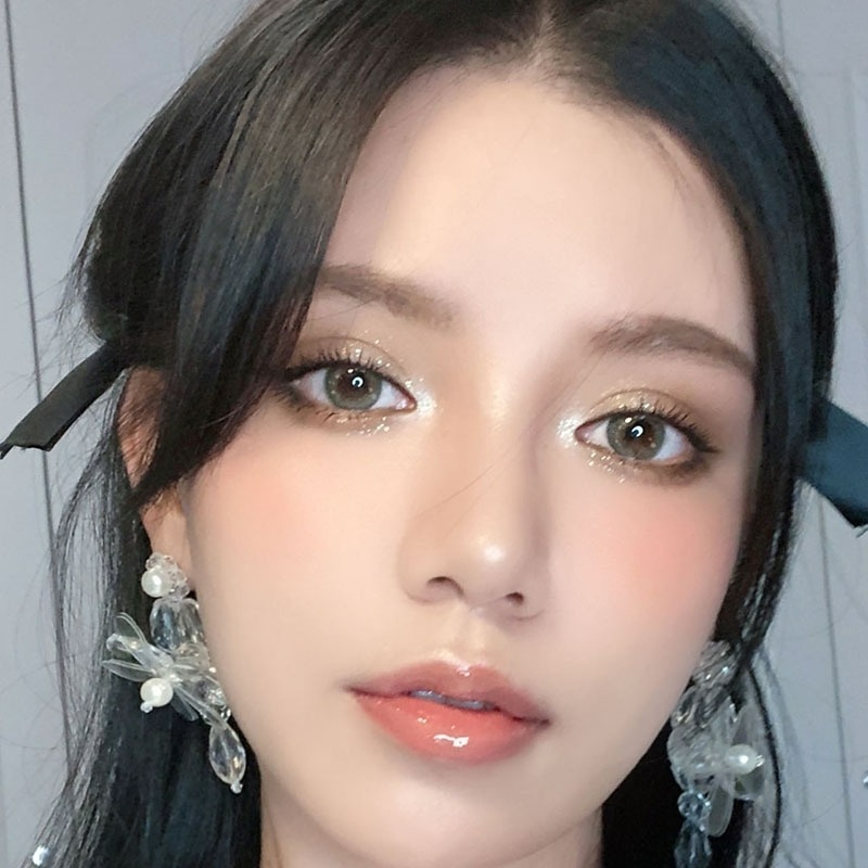 Bảng Phấn Mắt/Phấn Má Hồng/Bắt Sáng Màu Nhũ Lâu Trôi Phong Cách Hàn Quốc