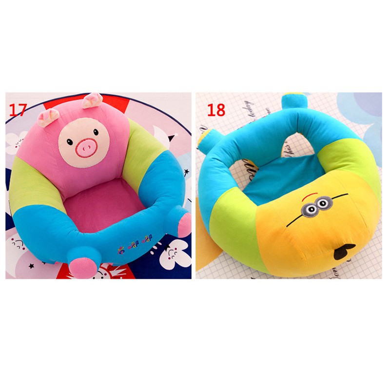 Ghế tập ngồi cho bé bằng vải nhồi bông