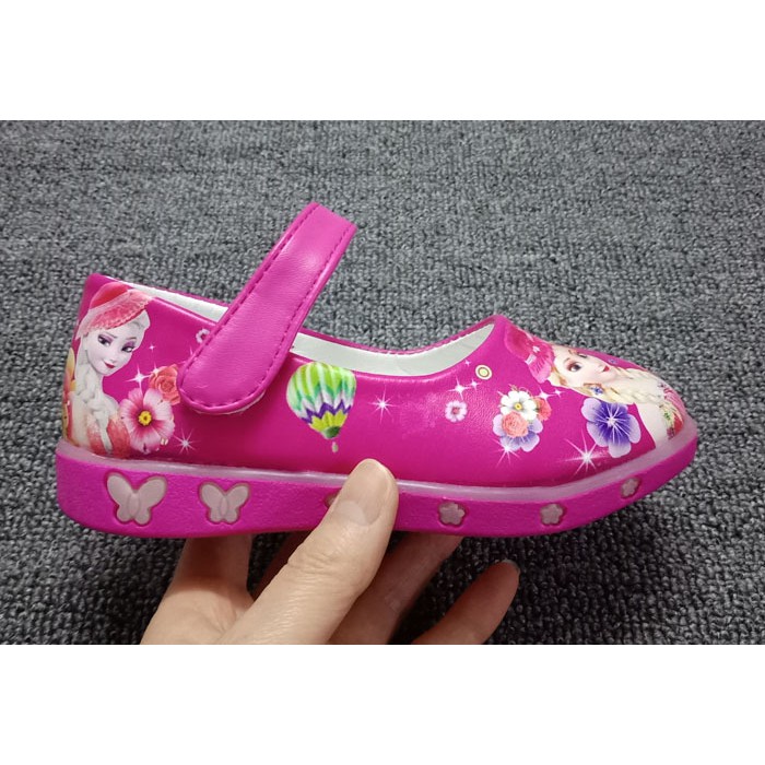 giày elsa bé gái size 21-36 đèn led