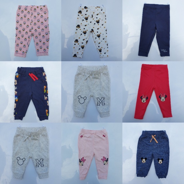 Quần nỉ Disney bé trai size 0/3m-18/24m