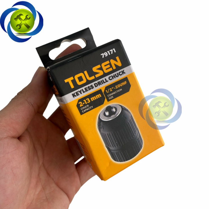 Đầu kẹp mũi khoan 13mm Tolsen 79171 (Không cây khóa mở khoan)