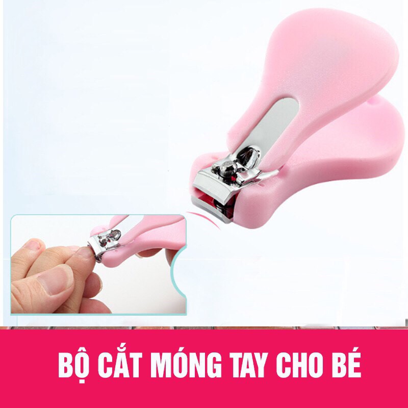 Bộ Cắt Móng Tay Hình Viên Thuốc 4 Chi Tiết Cho Bé