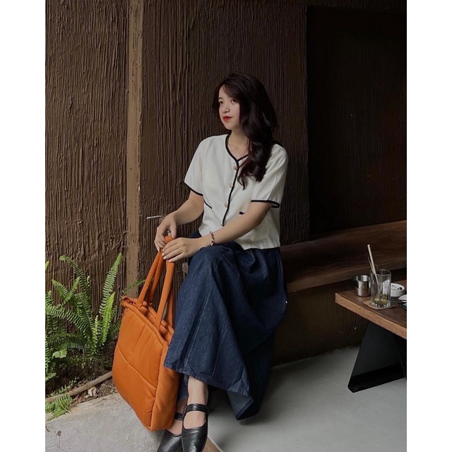 CHÂN VÁY BÒ SIÊU ĐẸP 2 MÀU