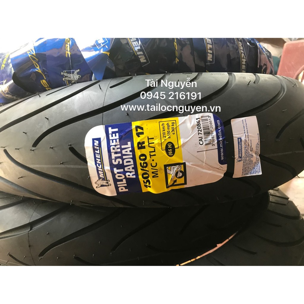 VỎ XE MOTOR MICHELIN GAI PILOT STREET RADIAL 150/60-17