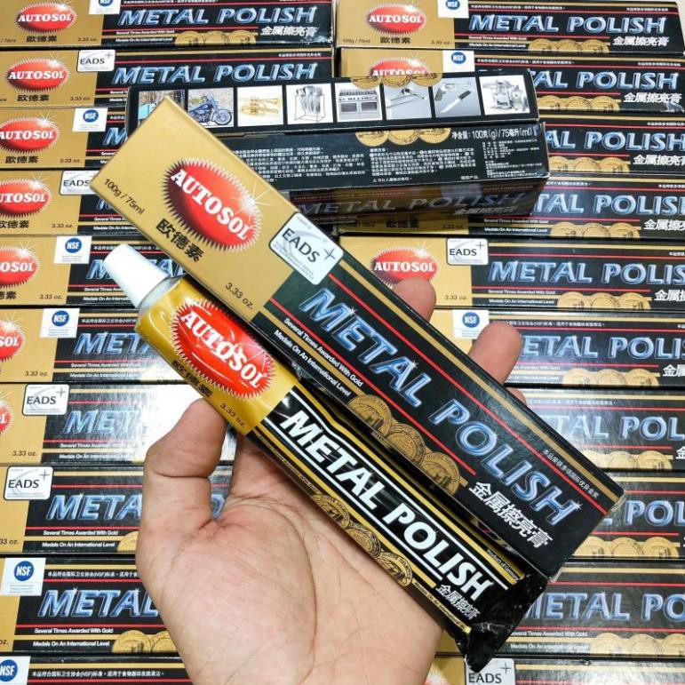 kem đánh bóng kim loại autosol metal polish chữ trung quốc