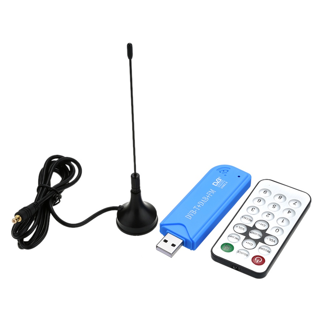 Ăng ten kỹ thuật số DVB-T + DAB + FM RTL2832U + FC0012 tích hợp chip SDR cổng nối USB 2.0