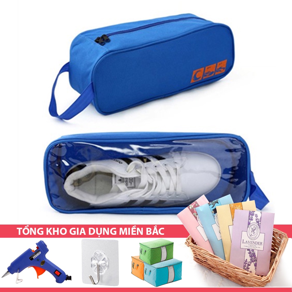[Tổng Kho Sỉ] Cặp Túi Đựng Giày Dép Nam Nữ Du Lịch Thể Thao - Có Tay Cầm (Xanh/Đen/Hồng)