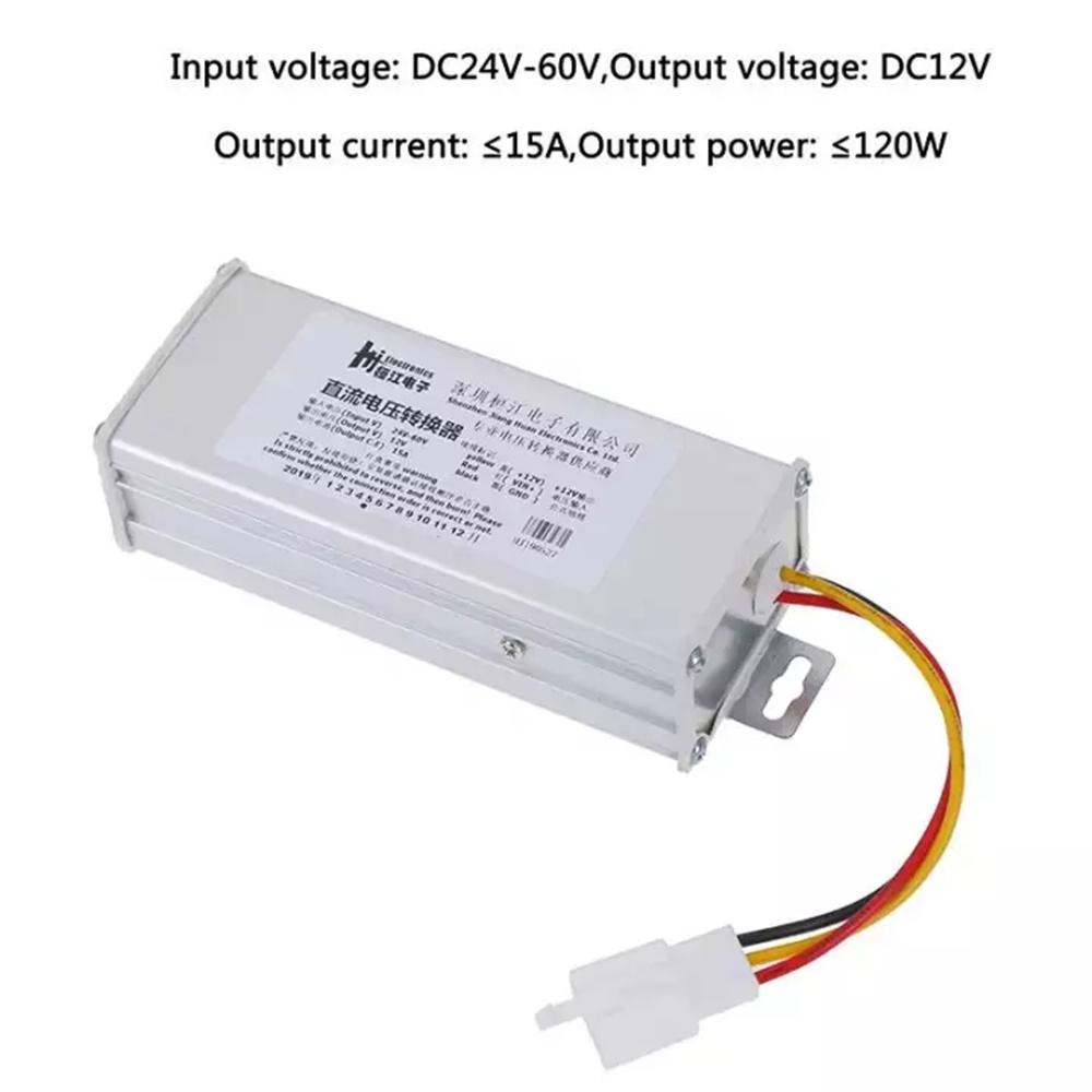 Đầu Chuyển Đổi Nguồn Sáng 12V-15A/180W DC 36V-72V 24V-60V Cho Xe Điện